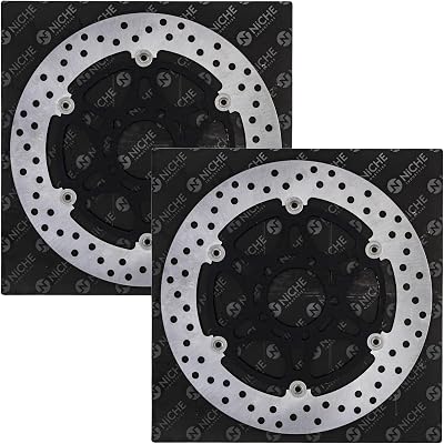 NICHE Front Brake Rotor Set for Suzuki Hayabusa 1300 GSXR 1000 600 750 TL1000S 59210-33E50