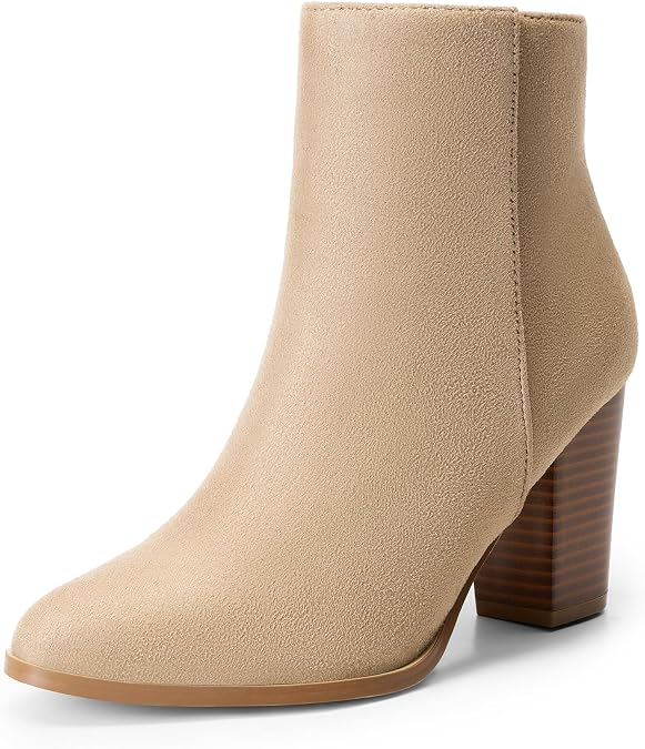 DREAM PAIRS Women's Ankle Boots Chunky Block Heel Booties
