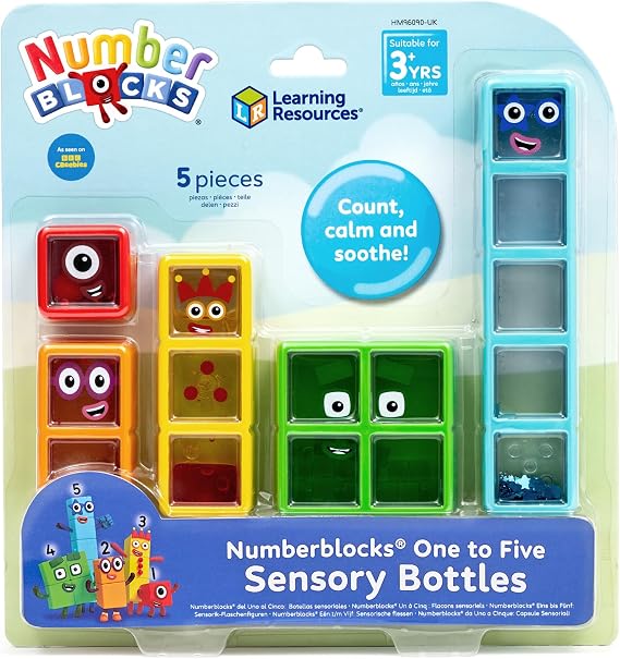 Learning Resources Numberblocks One To Five Sensory Bottles Ages 3+