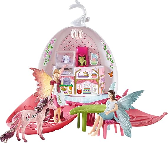 Schleich Bayala - 21Pc Fairy Cafe Blossom Playset - Kids Ages 5+ | 42526