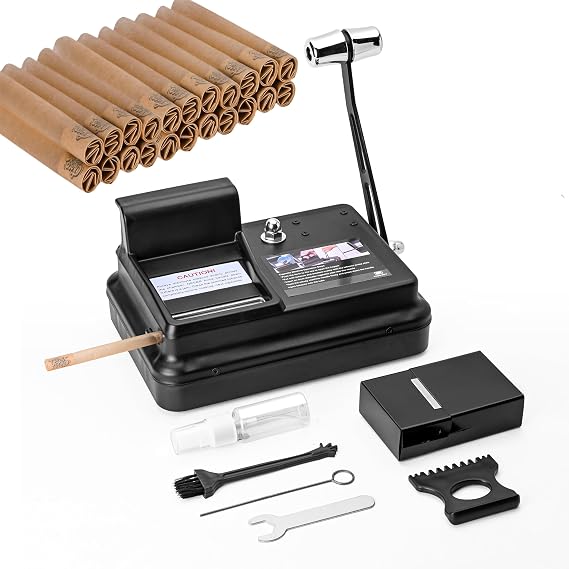 Free boy Cigarette Rolling Machine with Cigarette Case & Cigarette Tubes