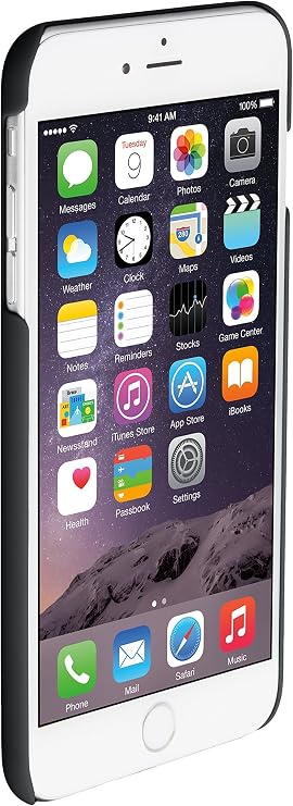 iPhone 6s Plus case, iPhone 6 Plus case, Nupro Lightweight Protective Snap-on Case for Apple iPhone Plus (5.5" screen) - Black