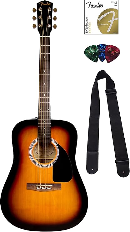 Fender FA-115 Dreadnought Acoustic Guitar - Sunburst