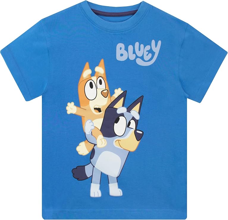 Bluey Shirt | Short Sleeve Summer Boys T-Shirt | Bingo Boys Shirts | Bingo Tee Shirts | Sizes 18M to 5