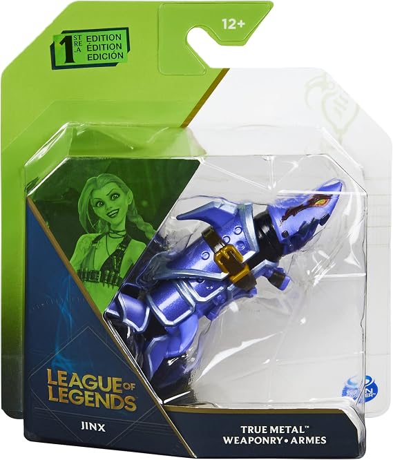 League of Legends - Diecast Weapon with Stand for a LOL Champion, Metal Injection Moulding, Each Approx. 10 cm, Different variants