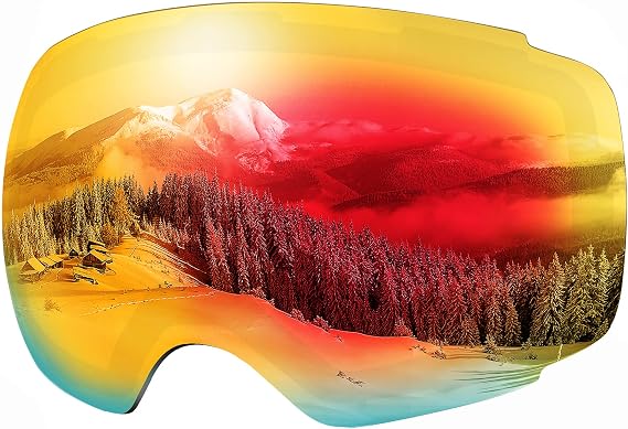 OutdoorMaster PRO Ski Goggle Replacement Lens, VLT Options for All Weather