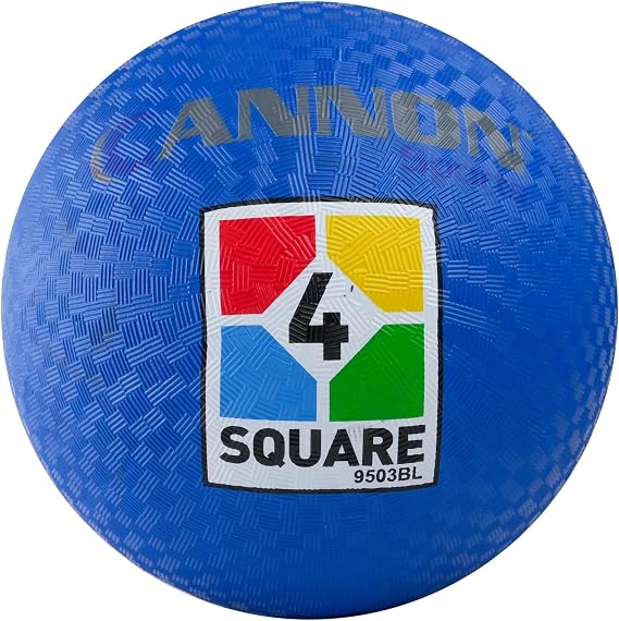 Cannon Sports 4 Square Playground Balls - 8.5 Inch - for Kickball, Handball & Dodgeball