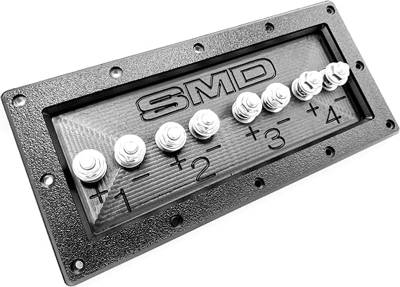 SMD 4 Channel Speaker Terminal (Stainless)