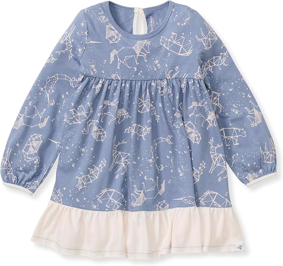 Burt's Bees Baby Baby Girls' Dress and Pantie Set, Infant & Toddler, Short & Long-Sleeve, 100% Organic Cotton