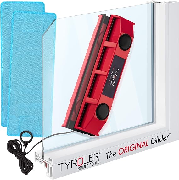 Tyroler Outside Magnetic Window Cleaner Tool, Fits Only 0.1"- 0.3" Windows