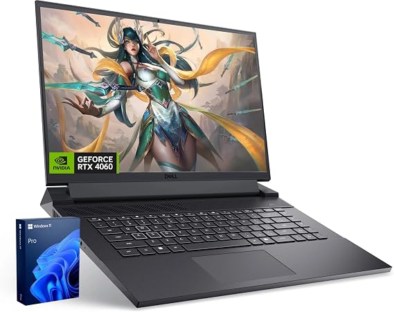 Dell G16 7630 Gaming Laptop - 16" QHD+ 240Hz 3ms Display, Intel 14-Core I7-13650HX, NVIDIA GeForce RTX 4060(8GB GDDR6), RGB Backlit Keyboard, Windows 11 Pro & Microsoft Office Pro, 64GB DDR5 + 1TB SSD