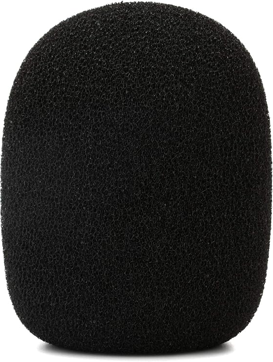 Rode WS2 Microphone Pop Filter/Wind Shield for NT1-A, NT2-A, NT1000, NT2000, NTK, K2 and Broadcaster Microphones | High-density foam windshield for Rode NT1-A, NT2-A and Broadcaster microphones