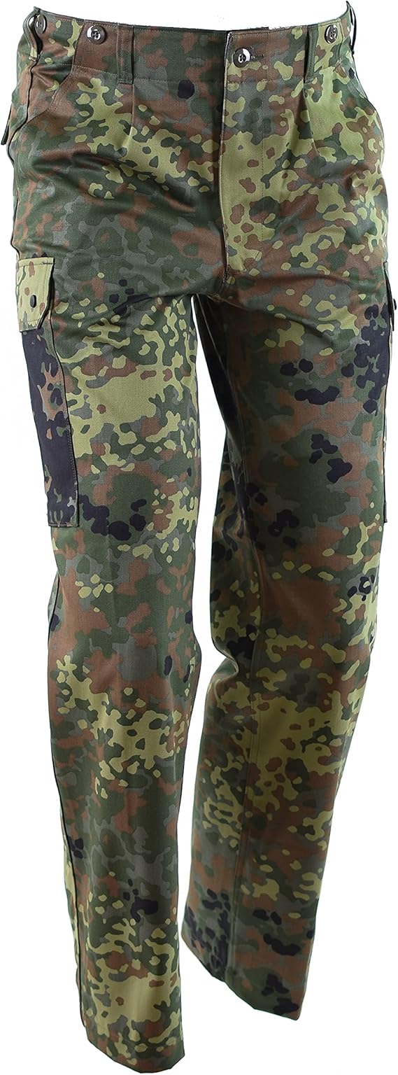 Genuine German Army Pants Military Issue Flecktarn Camouflage Combat Trousers New