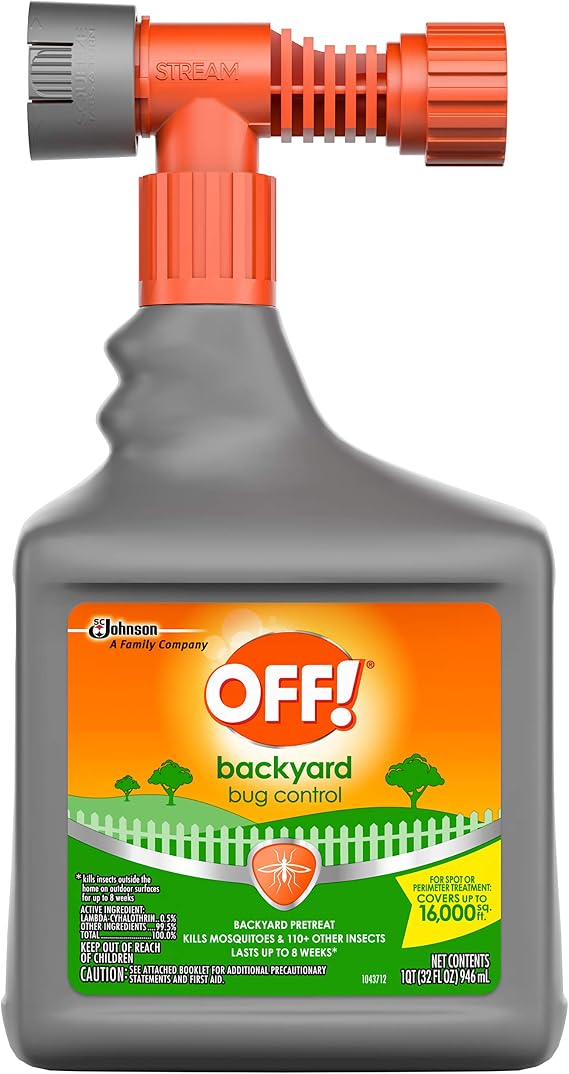 S C JOHNSON WAX 71848 Mosquito Backyard,32-Ounce