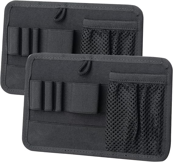 Tactical Bag Insert Panel Organizer - Hook and Loop Modular Utility Admin Panel for Backpack, Vest, Pack | EDC Organizer with Elastic Webbing & Mesh Pocket
