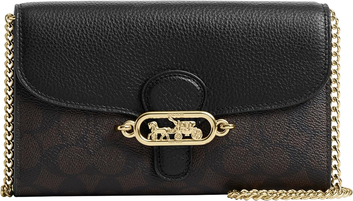 Coach Chain Crossbody in Signature Canvas