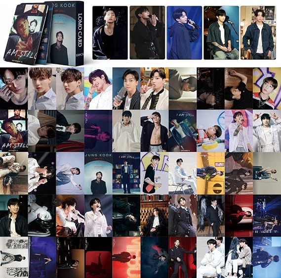 MXP 55pcs Jungkook Solo Postcards JK Cards Album Jungkook Photocards Celebrity Merchandise LOMO Cards for fans