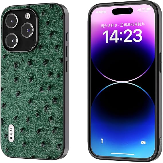 iPhone 15 Pro Max Case iPhone 15 Pro Max Genuine Leather Case Elegant Design for iPhone 15 Pro Max Case