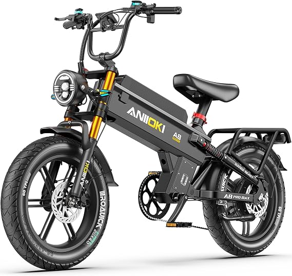 ANIIOKI 5000W Electric Bike,210 Miles Long Range eBike,60V 70/80AH Electric City Bikes,Fat Tire Electric Bicycle