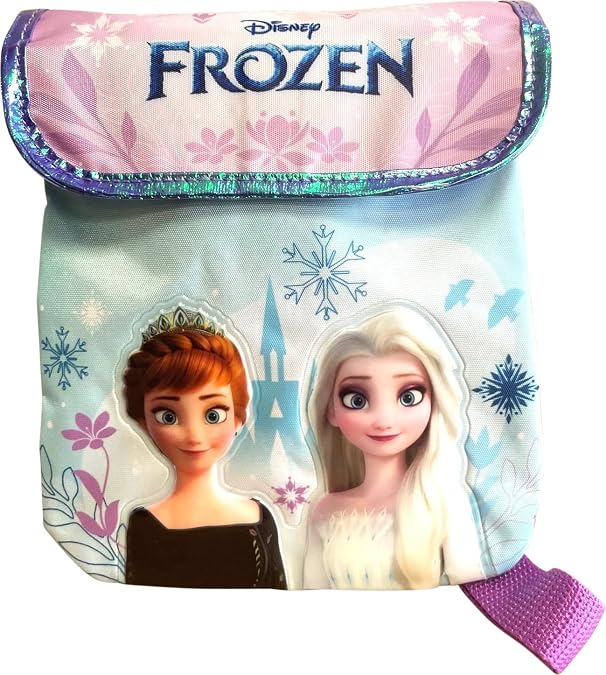 Disney and Nickelodeon Little Girl Crossbody Purse Shoulder Bag (Frozen Flap-Pink)