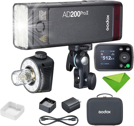 Godox AD200 Pro II AD200Pro II 200Ws TTL Pocket Flash Strobe Speedlight