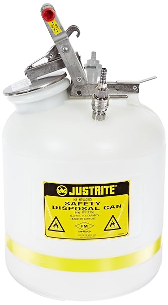 Justrite BY12755 Centura Disposal Polyethylene Prefabricated