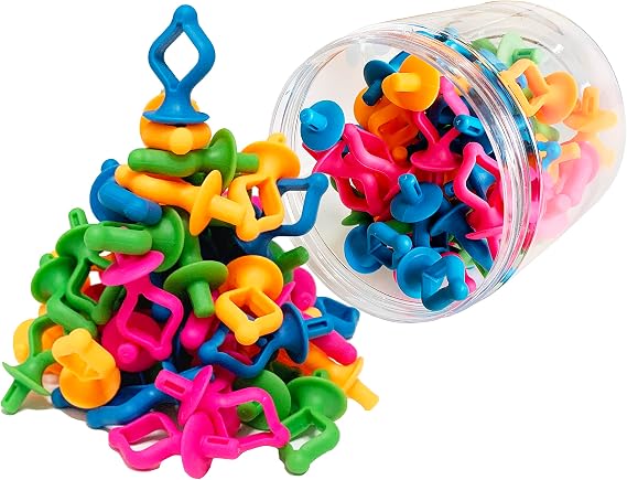 HimaPro Silicone Thread Spool Holders - Prevent Thread Tails from Unwinding - No More Loose Ends (60 PCs Holders in a Bucket)
