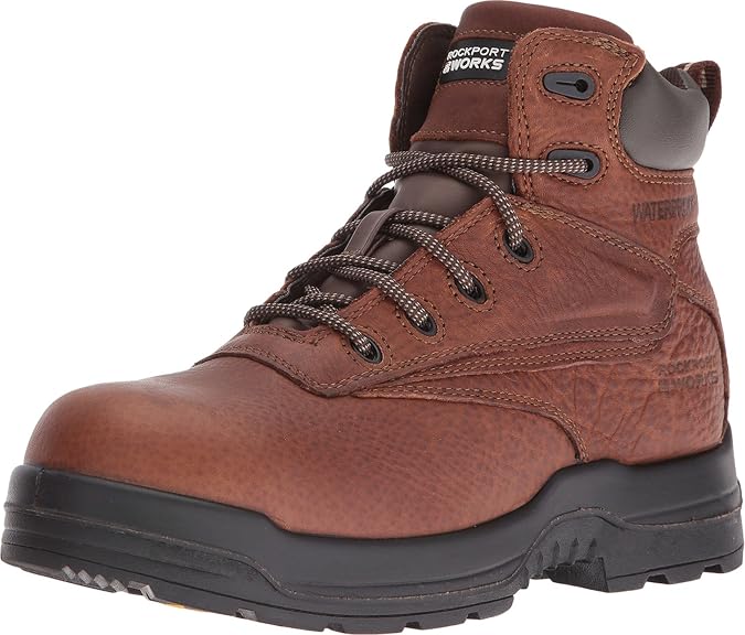 Rockport Works Men's More Energy Comp Toe 6" Work Boot Waterproof