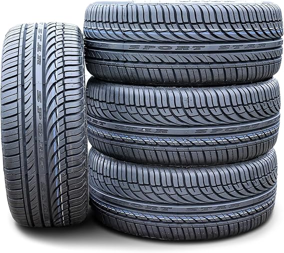 Set of 4 (FOUR) Fullway HP108 All-Season Passenger Car High Performance Radial Tires-205/50R17 205/50ZR17 205/50/17 205/50-17 93W Load Range XL 4-Ply BSW Black Side Wall UTQG 380AA