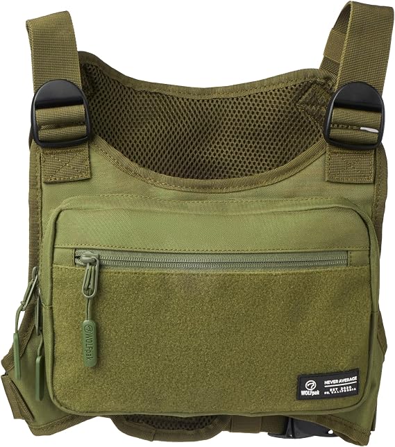 WOLFpak Utility Chest Pack 900D Water Resistant EDC CCW Pack (OD Green)
