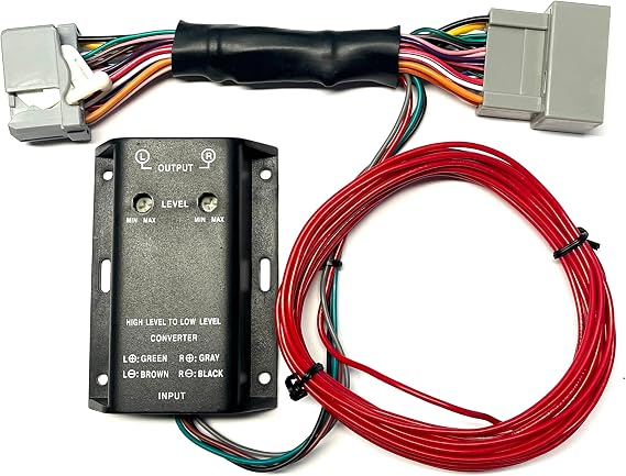 Add an Amp Bass Sub Amplifier Adapter Interface to Factory Car Stereo Radio- Made for Select Acura Made for Select Honda- 2008-2017 Accord, 2012-2015 Civic, Etc. -No Factory External Amp