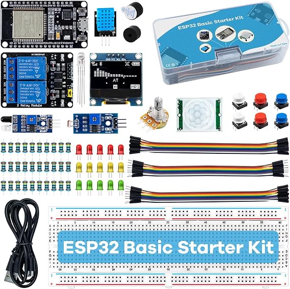 ESP32 Development Board Starter Kit, WiFi and Bluetooth