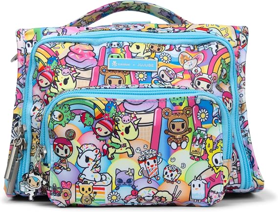 JuJuBe The Bestie Women's Purse, Diaper Bag, Backpack, Handbag, Baby Essentials, Travel Backpack for Diapers and Wipes