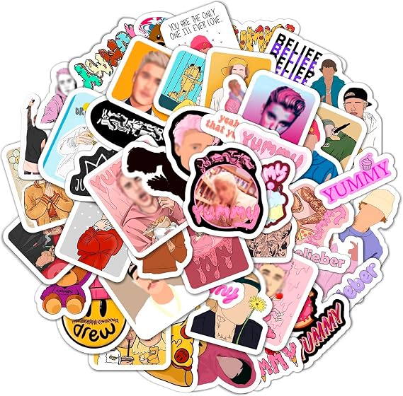 BulbaCraft 100Pcs Pop Singer Stickers, R&B‎ Singer Decals, Music Decals for Laptop, Women Gifts
