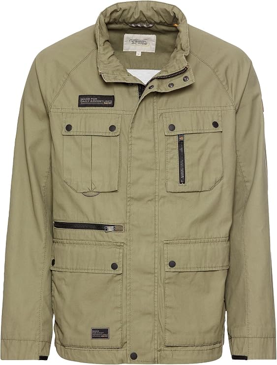 camel active Men's Pure Cotton Field Jacket