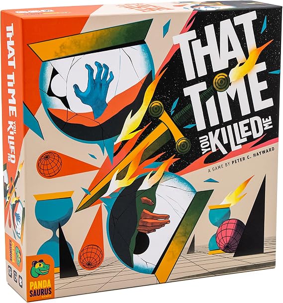 That Time You Killed Me Board Game - A Unique Narrative Game of Time Travel and Rivalry! Sci-Fi Strategy Game for Kids and Adults, Ages 14+, 2 Players, 15-30 Minute Playtime, Made by Pandasaurus Games