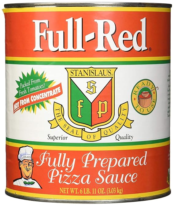 Full Red Fully Prepared Pizza Sauce #10