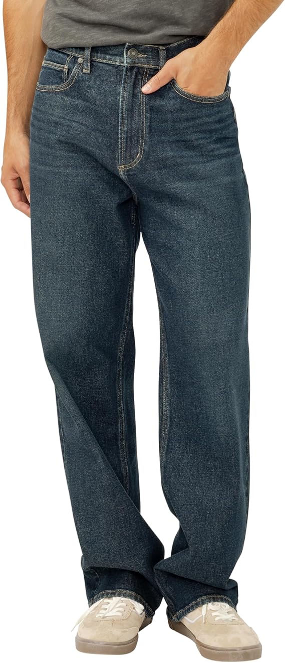 Silver Jeans Co. Men's Big Guy Baggy Jeans