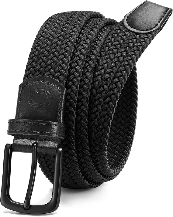 CHAOREN Stretch Belt for Men - Elastic Belt for Golf & Casual Wear