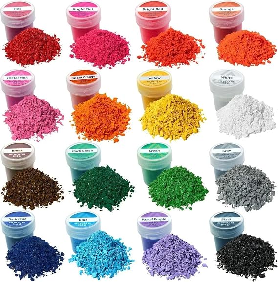 Candle Wax Dye for Soy Candle Making - 16 Popular Candle Dye Color Chips