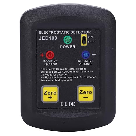 Digital Electrostatic Field Meter for Non Woven Fabric Static Electricity Detection, Voltage Tester, Industrial Use
