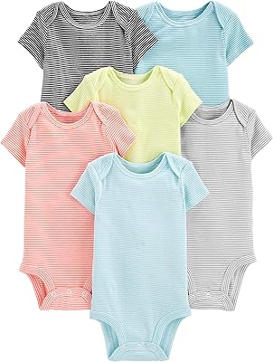 Simple Joys by Carters Unisex Babies Short-Sleeve Bodysuit