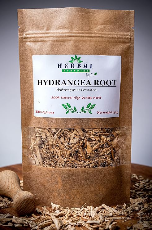 Hydrangea Root 30g Tea Dried Herb UTI Kidney Stones Bladder Urinary - Hydrangea Arborescens - Herbal Remedies by J. - Hortensja korzen
