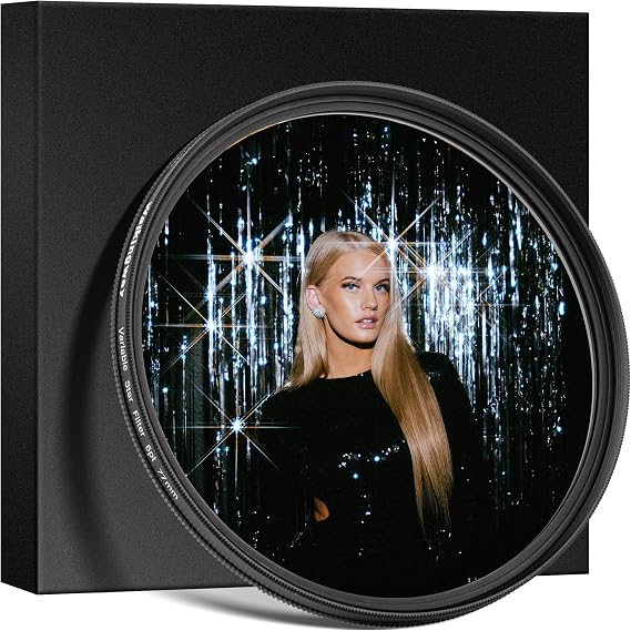 Walking Way 37mm Variable Star Filter, 6Point Adjustable