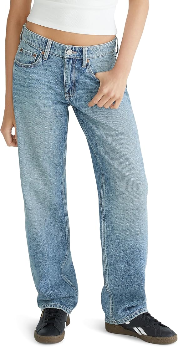 AEROPOSTALE Women's Low-Rise Baggy Jeans
