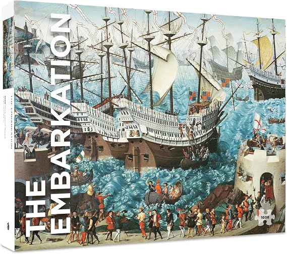 Pomegranate 1000-Piece Jigsaw Puzzle for Adults, The Embarkation, Matte Finish, Snug Fit