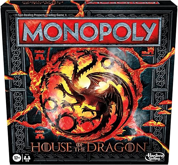 Monopoly House of the Dragon Edition Board Game | Based on the Hit TV Series | Ages 17 and Up | 2 to 6 Players | Strategy Games