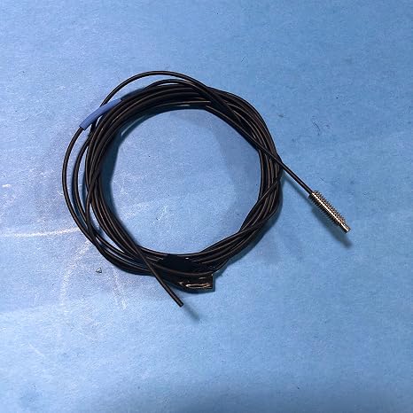 Keyence Corp FU-78 Fiber Optic Cable, 2 M Cable Length, Shape - Threaded, Detecting Method - THRUBEAM, Size - M4, Optical AXIS Diameter - 1 MM