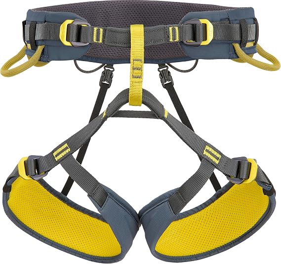 Climbing Technology Wall Climbing Harness, Anthracite Mustard, M/L