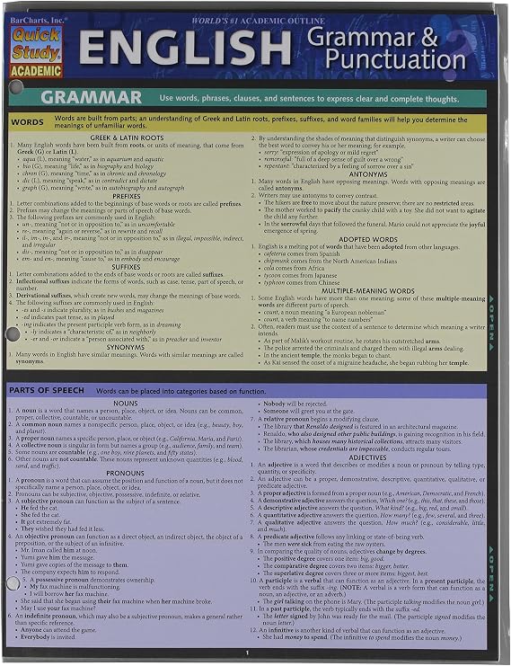 Quickstudy Reference Guide (218654)